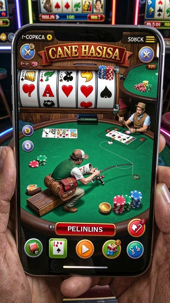 Tampilan antarmuka wing4d di Android